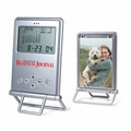 Photo Frame Calendar Alarm Clock w/ Countdown Timer